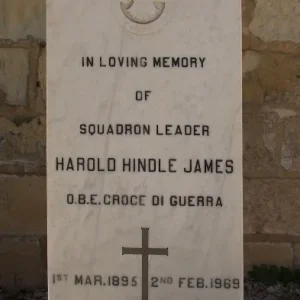 Harold Hindle JAMES (OBE)