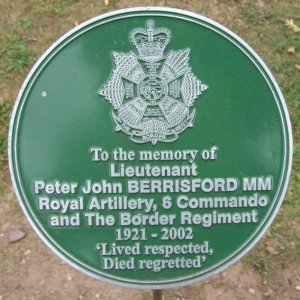 Berrisford, Peter John MM