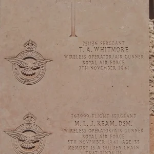Thomas Alfred WHITMORE. Montague Leslie Josling KEAM