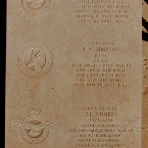 Edward Julian A WILLIAM. Robert Alastair Edwards W SIMPSON. Ivan E COOKE. John L WILLIAMS.