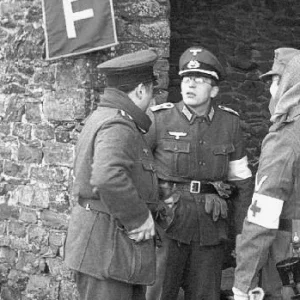 soldiers in action