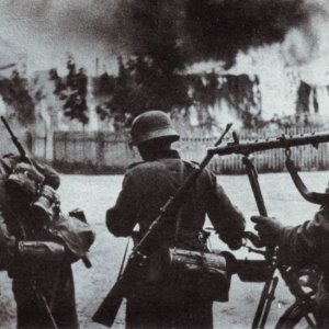soldiers in action