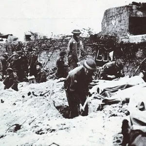 soldiers in action
