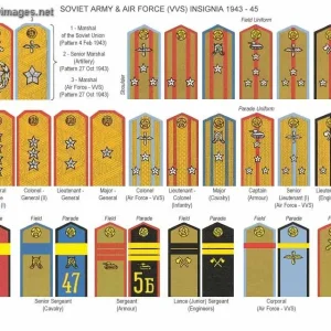 Russian Army Ranks WW2