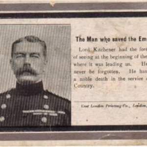 Lord Kitchener Memorial Card