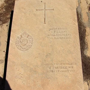 PATRICK WILLIAMS,  UNKNOWN FRENCH SOLDIER