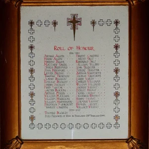 Fenny Benltey War Memorial, Derbyshire
