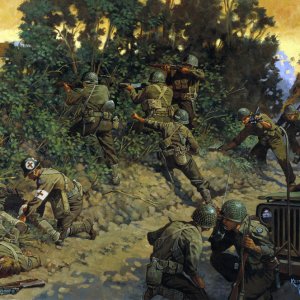 WW2 Battle scene art | A Military Photos & Video Website