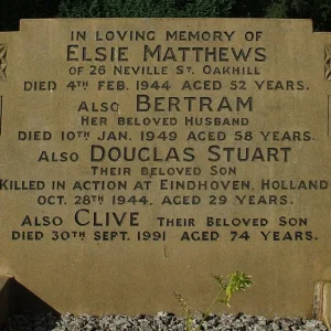 MATTHEWS, Bertram