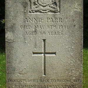 PARR, Anne Maria (Annie)