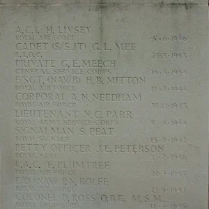 Nottingham Southern Cemetery, CWGC Screen Wall