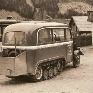 half tracked Bus