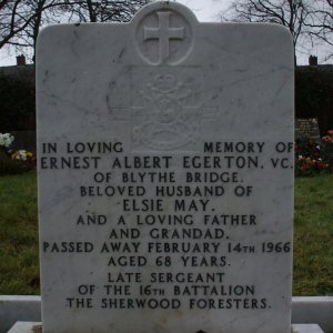 EGERTON, Ernest Albert. V.C.