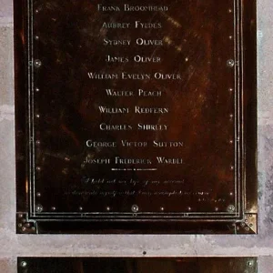 Hartington Church War Memorial, Derbyshire.