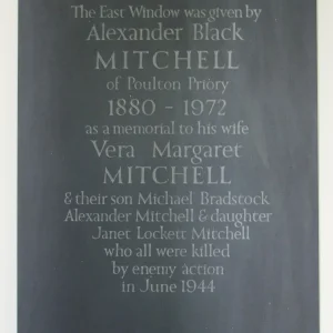 Vera Margaret Mitchell.  Michael Bradstock Alexander Mitchell.  Jane Lockett Mitchell.