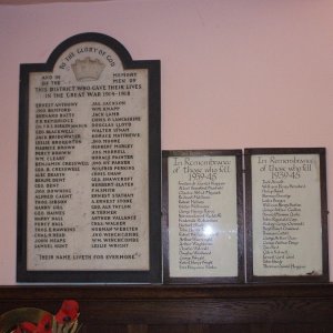 Ripley Church War Memorial, Derbyshire