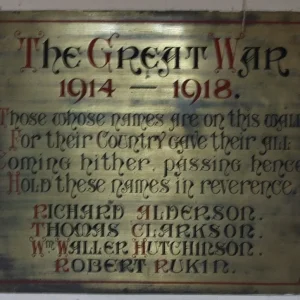Swalidale Church War Memorial Yorkshire