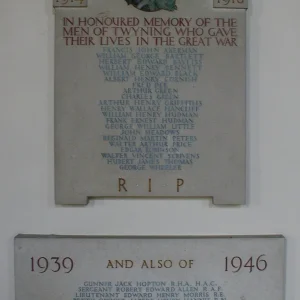 Twyning Church War Memorial, Gloucestershire