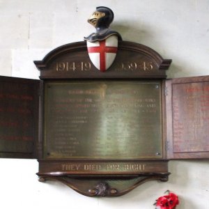 Uley Church War memorial, Gloucestershire