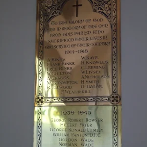 West Tanfield War Memorial, Yorkshire