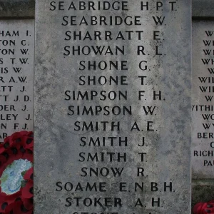 Wolstanton War Memorial Staffordshire