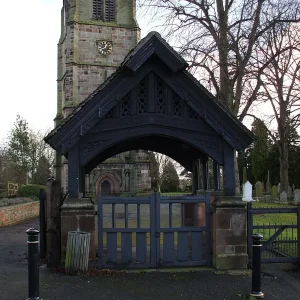 Wybunbury Lych Gate to the fallen, Cheshire