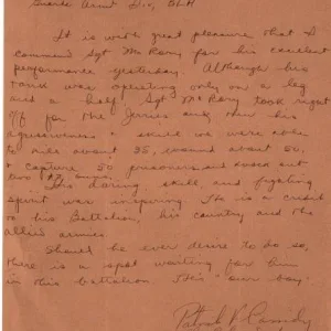 Letter of Commendation