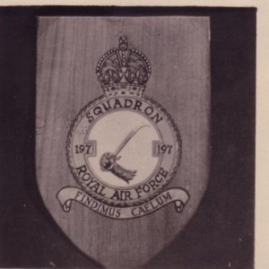 197 Squadron Plaque