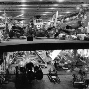 HMS Eagle's hangers