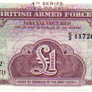 4th series British ww2 military money