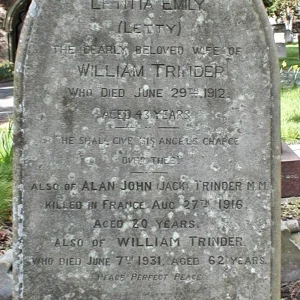 TRINDER, Alan John MM