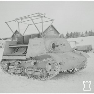 A captured Armoured Vehicle