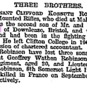 ROBINSON, Bros