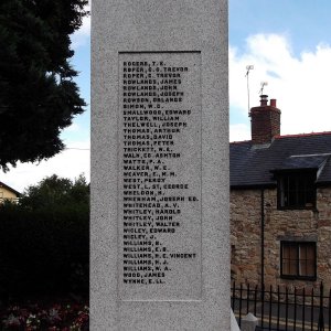 Mold War Memorial, Denbighshire