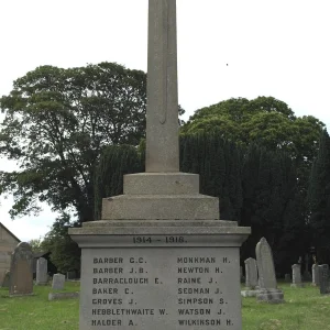 East Ayton, War Memorial, Yorkshire