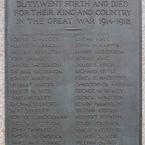 Carnforth War Memorial