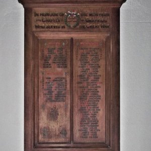 Grayrigg Church War Memorial (Roll of Honour)