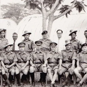 Gurkha Transit staff Singapore 1960