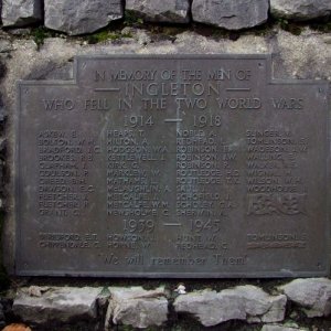 Ingleton War Memorial, Yorkshire