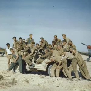 Ground Crew 417 Squadron RCAF Tunisia
