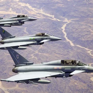 3 RAF Typhoons