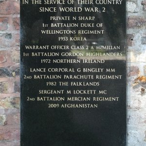 Post WW2 fallen Beverley War Memorial Garden, Yorkshire