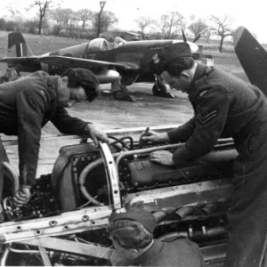 Mustang III 306 Sqn engine