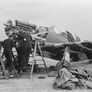 Mustang III engine servicing
