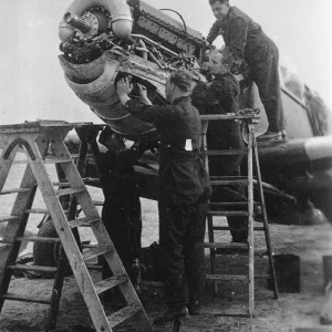 Mustang III engine servicing