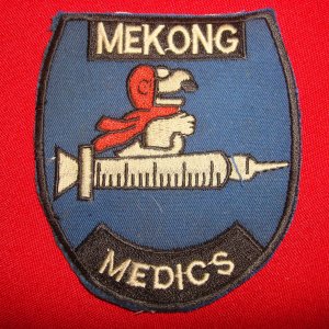 USMC Snoopy Dog Mekong Medics Patch
