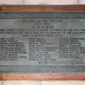 Abbots Bromley Church War Memorial