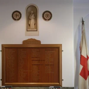 Knutsford Cheshire WW2 Fallen Wooden Panel
