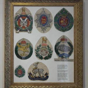 Knutsford War Memorial Cottage Hospital WW2 Hand Embroidered Regimental Bad