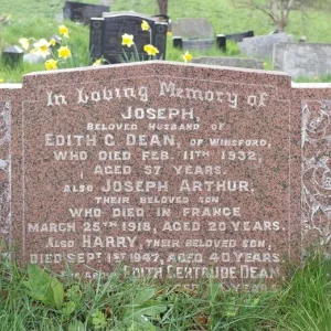 DEAN Joseph Arthur